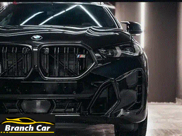 لا تفوت! BMW X6M40i 2025 (M Package) - كسر زيرو - لون Dravite Grey حصري!