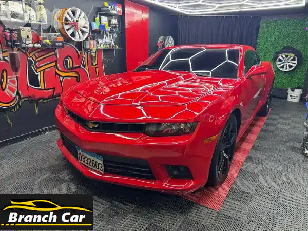 أسطورة الأداء الأحمر: شيفروليه كمارو 2014 نظيفة جداً...