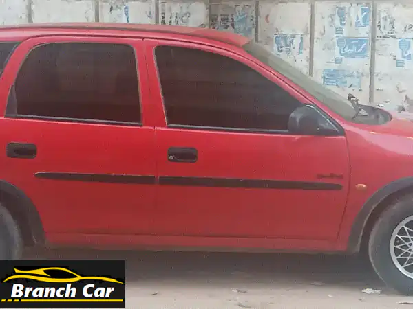 أوبل كورسا 1997 هاتشباك حمراء للبيع | رخصة سنتين |...