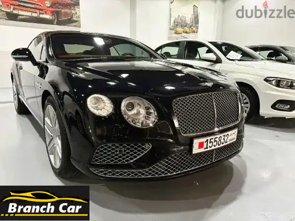 امتلك الفخامة المطلقة: بنتلي كونتيننتال GT 2016 (أسود) V8...
