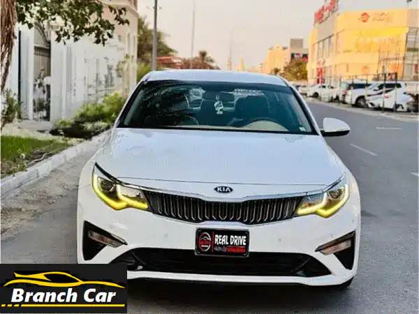 كيا أوبتيما 2019 البيضاء الفاخرة: مالك واحد، خالية...