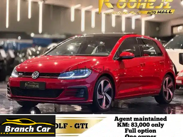 فولكس فاجن جولف GTI 2019 للبيع: صيانة وكالة، مالك...