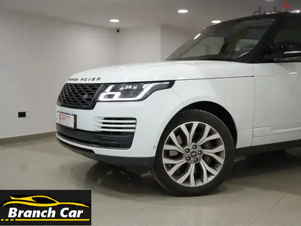 للبيع: Range Rover Vogue HSE 2018 أبيض/بيج بعُمان | تمويل 10...
