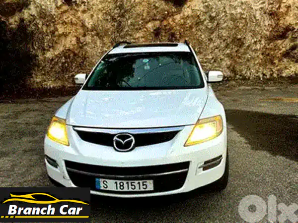 فرصة ذهبية: مازدا CX9 2008 بيضاء كالجديدة | كاملة المواصفات ولوحة مميزة للبيع