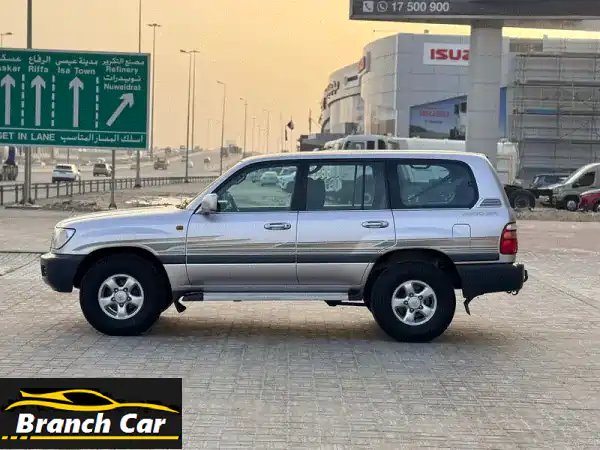 أسطورة الطرقات: تويوتا لاندكروزر GXR 1999 فضي (قير عادي) للبيع في البحرين - قوة واعتمادية بسعر مميز!