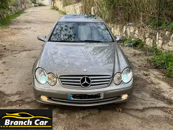 امتلك الأسطورة! مرسيدس CLK 320 موديل 2003 (أسود) - محرك أصلي وأداء قمة!