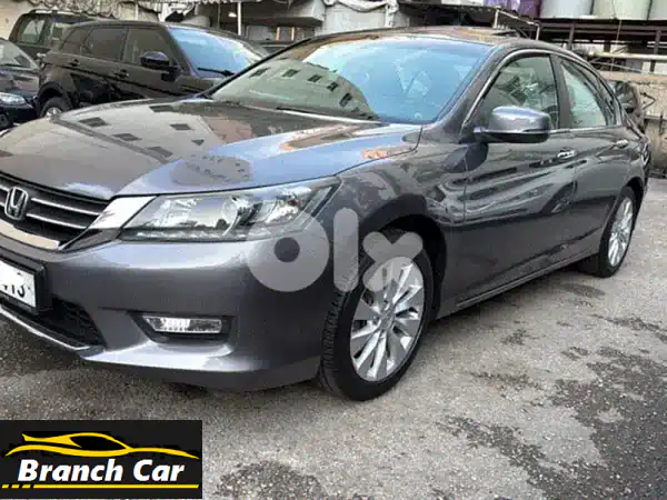 هوندا أكورد 2013 EX-L فل كامل رمادي | صيانة وكالة |...