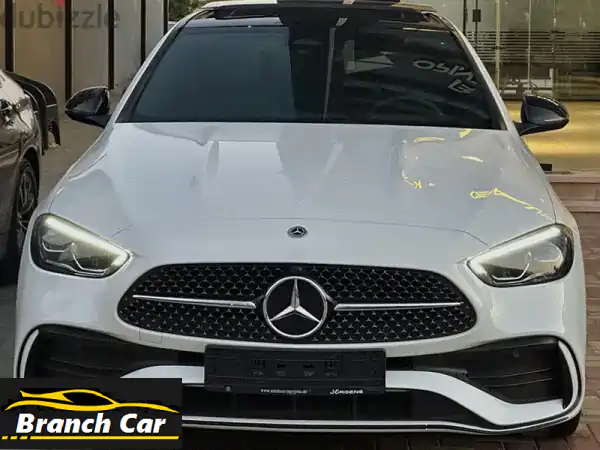 استكشف الفخامة: مرسيدس C-Class 2024 C200 AMG Night Package | 5000 كم فقط!