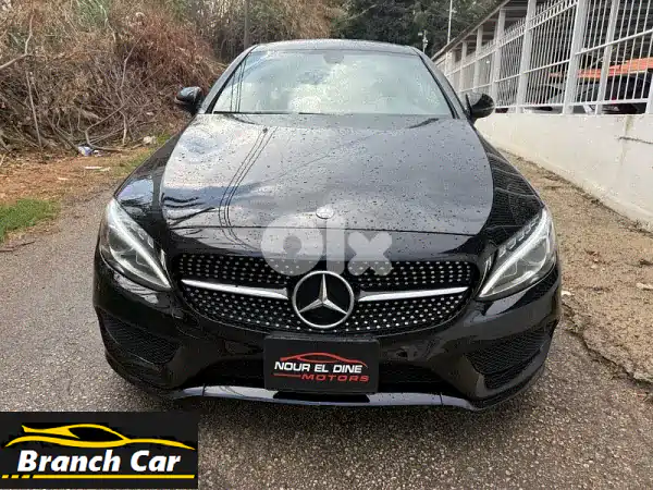 مرسيدس C300 كوبيه AMG 2017 | إصدار أسود، فل أوبشن! (مالك...