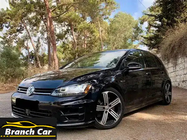 ⚡️ فرصة ذهبية! فولكس فاجن جولف R 2017 سوداء - MK7R بمحرك...