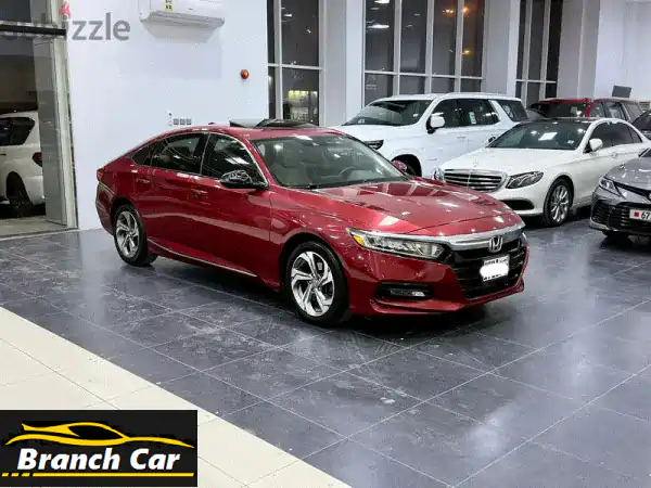 هوندا أكورد 2018 أحمر (مارون) فل أوبشن | فخامة،...