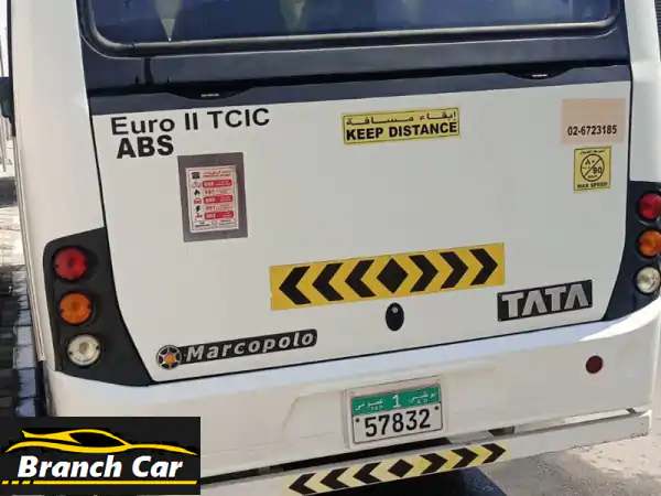 حافلة كبيرة من نوع تاتا موديل 2017 بحالة فنية...