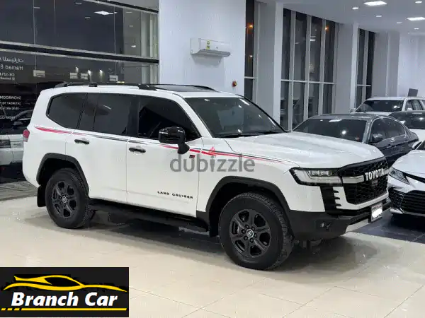 Toyota Land Cruiser GR sport 2024 White