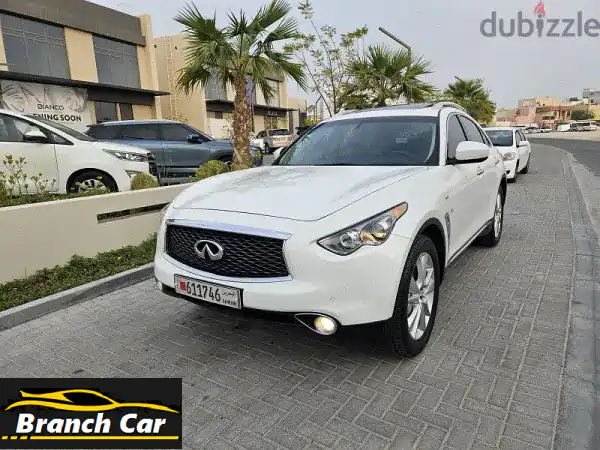 إنفينيتي QX70 2017 للبيع | خالية من الحوادث | مواصفات كاملة | تأمين وتسجيل حتى 2026 في البحرين