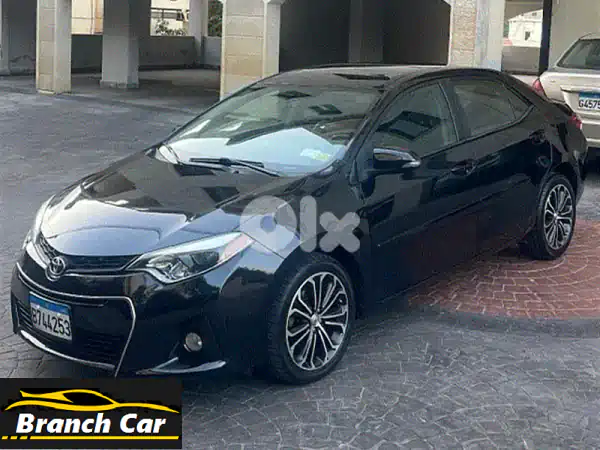 تويوتا كورولا S 2016 سوداء كالجديدة - قيادة آمنة...
