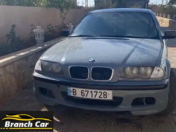 BMW 323i 1999 فضية للبيع: أناقة متجددة، فرش جلد وشاشة Pioneer...