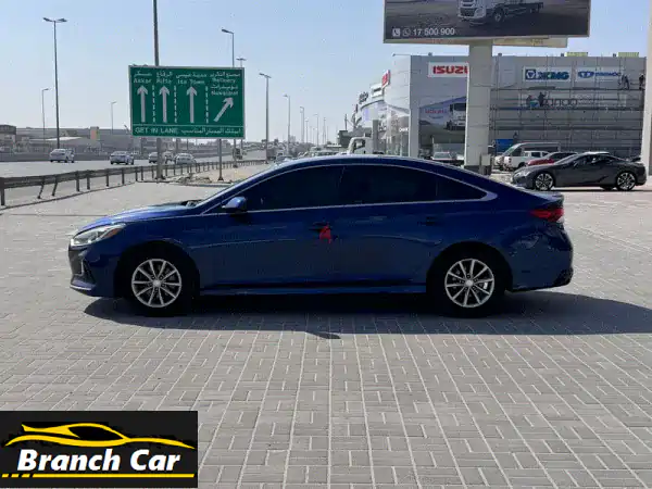 فرصة لا تعوض! هيونداي سوناتا SE 2018 زرقاء (مواصفات أمريكية) | للبيع بسعر مغري