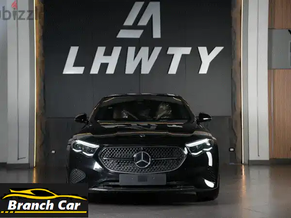 مرسيدس E200 أفانتجارد 2026 الجديدة: قمة الفخامة السوداء...