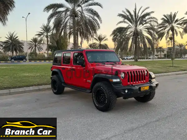 فرصة ذهبية! جيب رانجلر سبورت JL 2020 أحمر - وكالة...