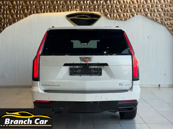 كاديلاك اسكاليد 600 سبورت 2025 بيضاء | 550 كم فقط! | وكالة البحرين وتحت الضمان