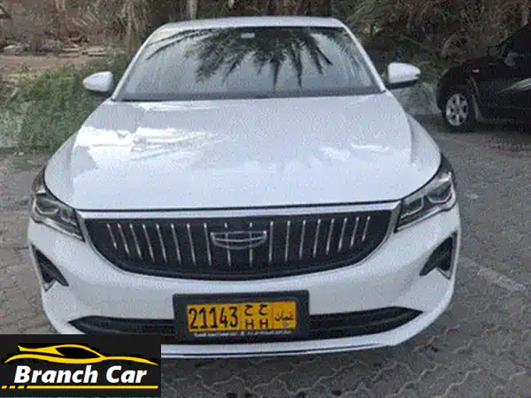 جيلي امجراند 2023 بيضاء للبيع في عُمان: ضمان 7 سنوات، تمويل متاح، سعر مغرٍ!