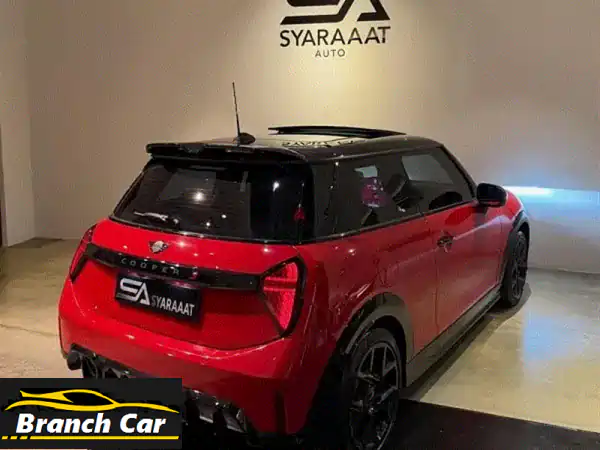 MINI John Cooper Works 2025 حمراء: وكالة، 15 كم، ضمان وتأمين شامل!