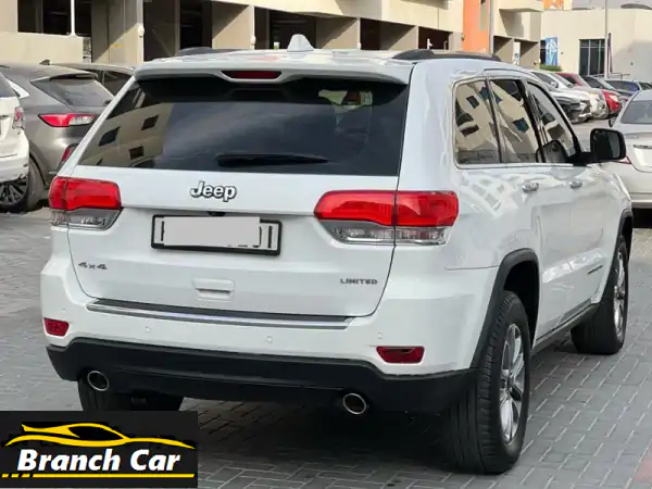 جيب جراند شيروكي ليميتد 2014 أبيض V6 للبيع بالإمارات...