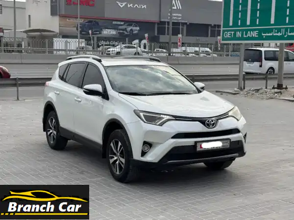 فرصة: تويوتا راف 4 موديل 2017 بيضاء | فئة متوسطة،...