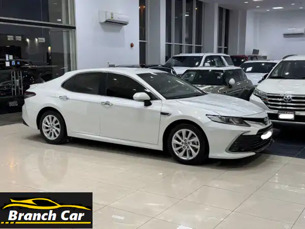 تويوتا كامري GLE 2022 بيضاء | ضمان وتأمين شامل 2026 |...