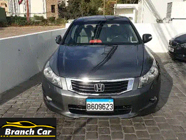 هوندا أكورد 2008 رمادي للبيع (162,000 كم): سيارة عائلية بميكانيك ممتاز، AC ثلج، جاهزة للتسجيل الفوري!