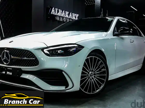 مرسيدس C180 AMG 2025 (زيرو) - أبيض: الفخامة المطلقة بانتظارك!