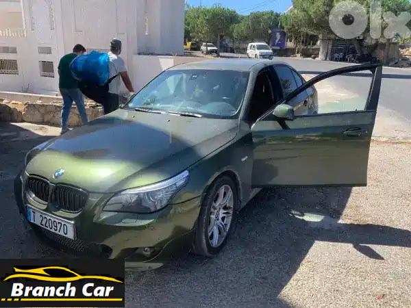 فرصة استثنائية: بي إم دبليو E60 موديل 2008 (شكل 2010) -...