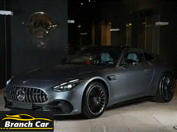 مرسيدس GT 43 AMG 2025 زيرو: فخامة سوداء تنتظرك بالشيخ زايد V22 AUTO