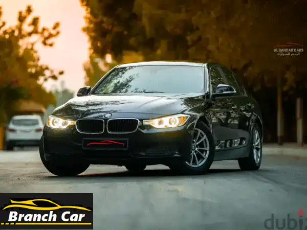 BMW 316i 2014 سوداء - بحالة ممتازة! سعر قابل للتفاوض