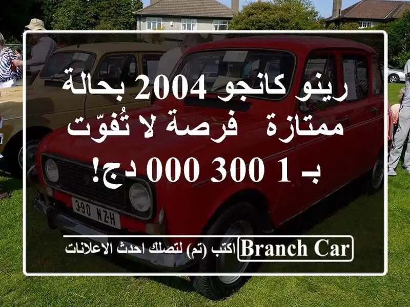 رينو كانجو 2004 بحالة ممتازة - فرصة لا تُفوّت بـ 1,300,000 دج!