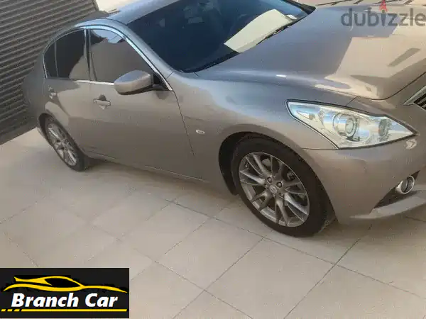 Infiniti G25 2013 بحالة ممتازة - استخدام نسائي - فرصة لا تُفوّت!