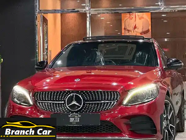 مرسيدس C43 AMG 2019 حمراء - فرصة ذهبية! تمويل حتى 10...