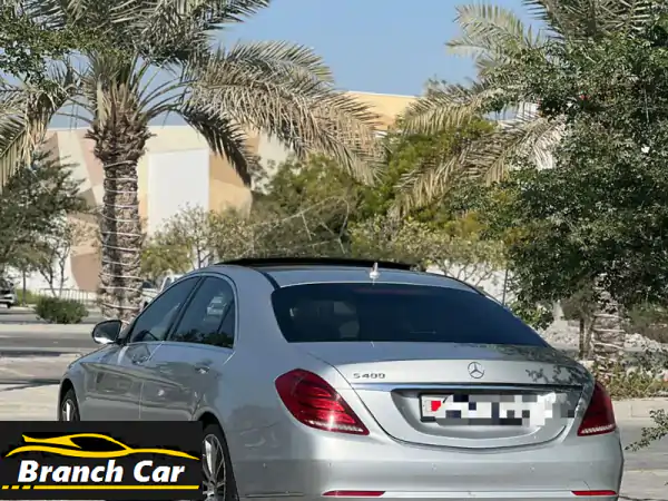 مرسيدس S400 L 2015 بحالة الوكالة - فرصة لا تُفوّت!