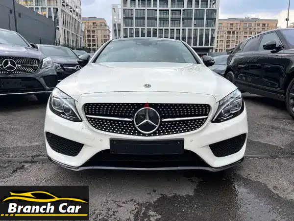 مرسيدس بنز C-Class 2018 بيضاء أنيقة - فرصة لا تُفوّت!