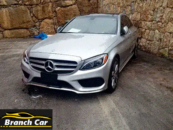 مرسيدس بنز C180 AMG 2015 بحالة ممتازة! (قسط شهري متوفر)