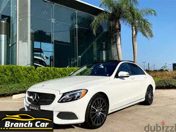 مرسيدس بنز C-Class 2017 كوبيه AMG لاين -  فاخرة و بحالة ممتازة!