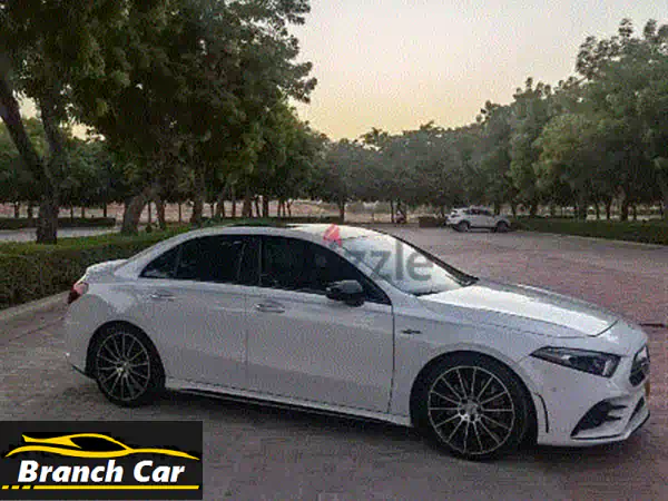 مرسيدس A35 AMG 2021 بيضاء - وارد أمريكا - نظيفة جداً وكالة!