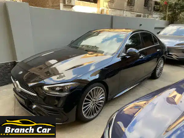 مرسيدس بنز C200 AMG 2024 - تجربة قيادة لا تُنسى | أسود ميتاليك