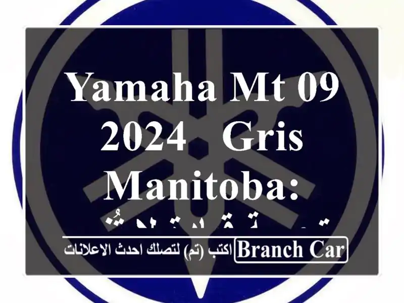 Yamaha MT-09 2024 - Gris Manitoba: تجربة قيادة لا تُنسى!