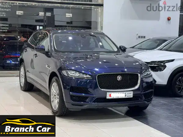 جاكوار F-Pace 2019 زرقاء - فرصة لا تُفوّت! (عداد 21950 كم)