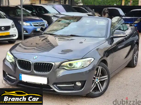 BMW 220i Cabriolet 2016 - حالة ممتازة!  سعر لا يُفوّت!