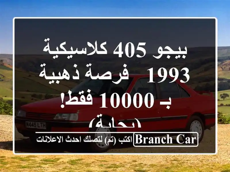 بيجو 405 كلاسيكية - 1993 -  فرصة ذهبية بـ 10000 فقط! (بجاية)