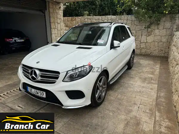 مرسيدس GLE 400 AMG 4MATIC 2016 - بيضاء، بحالة ممتازة!...