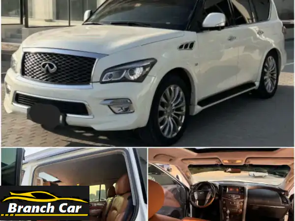 إنفينيتي QX80 خليجي 2016 - فل مواصفات، بحالة ممتازة،...