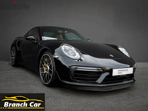 بورشه 911 توربو إس كوبيه 2017 - جوهرة سوداء نادرة للبيع!